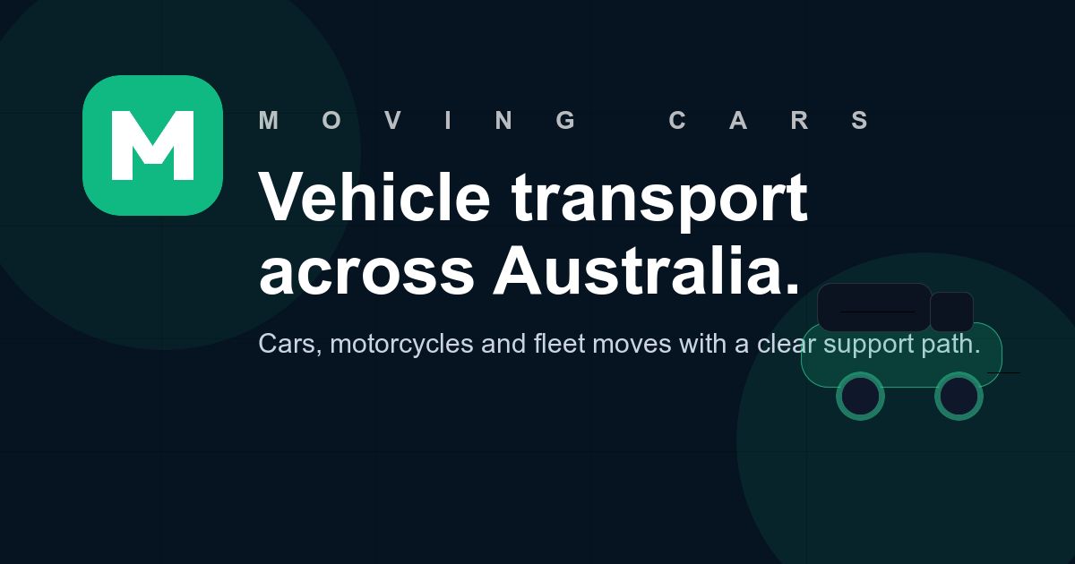 Move One Transprot Moving Cars Australia | Car Transport by Moveroo